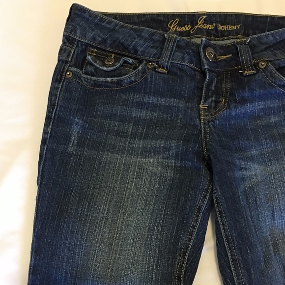 Guess ‘Doheny’ Distressed Bootcut Jeans - Picture 3 of 8